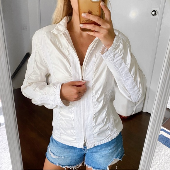 🐚 SEMPRE CASUAL WHITE IVORY EVERYDAY JACKET! - Picture 3 of 16